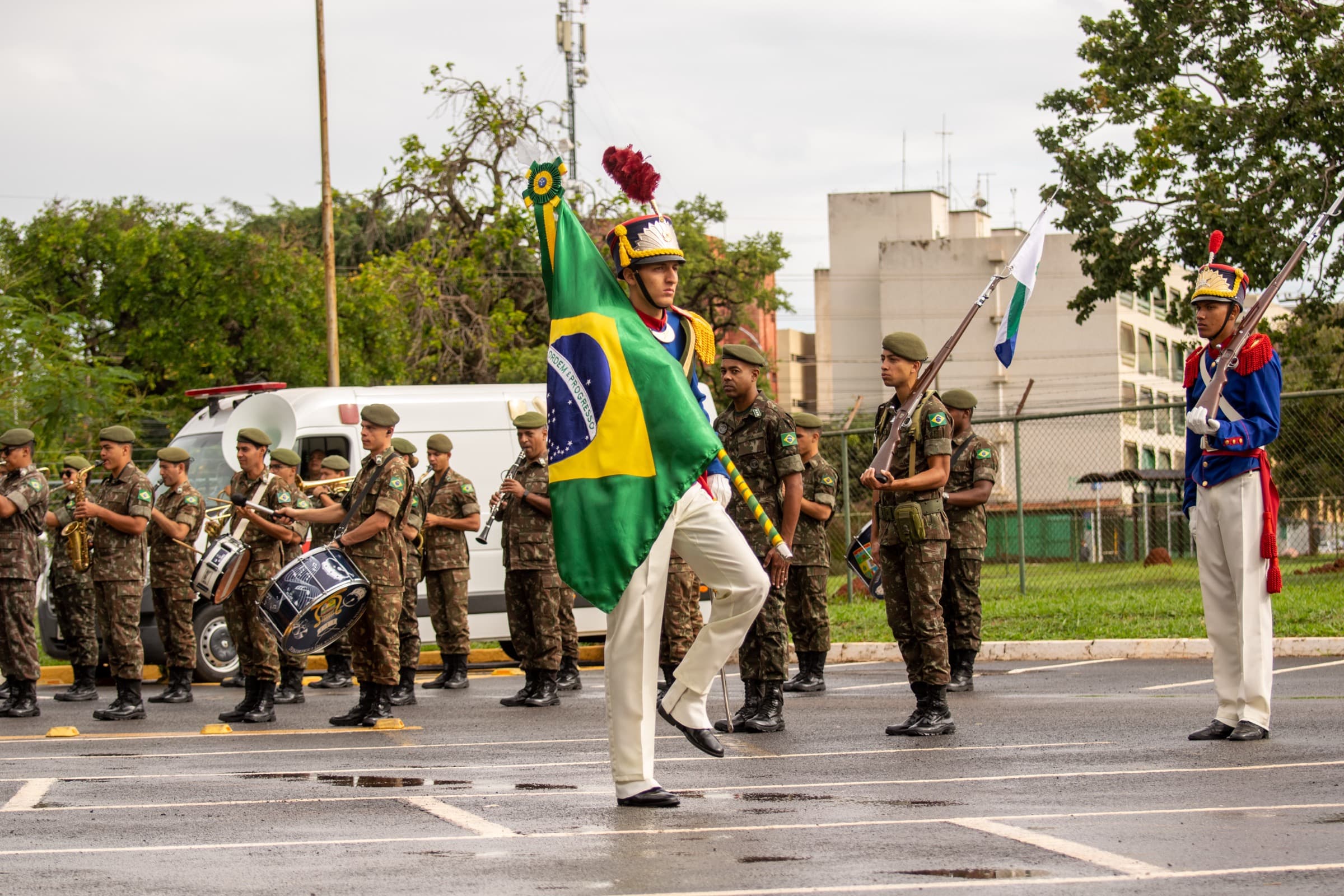 Cobertura — cerimônia militar